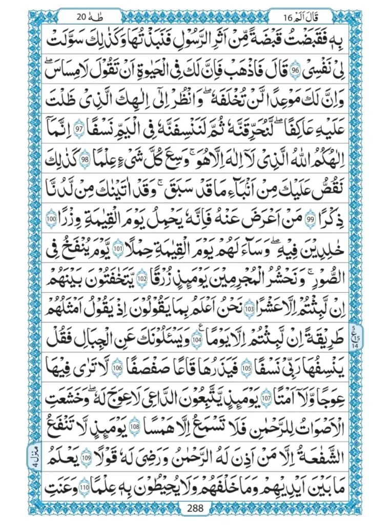 Quran Para 16 Qal Alam Read Online