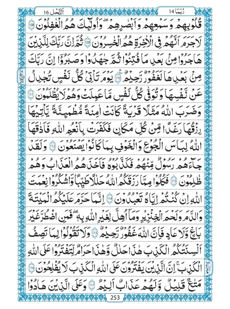 Quran Para 14 – Rubama Read Online