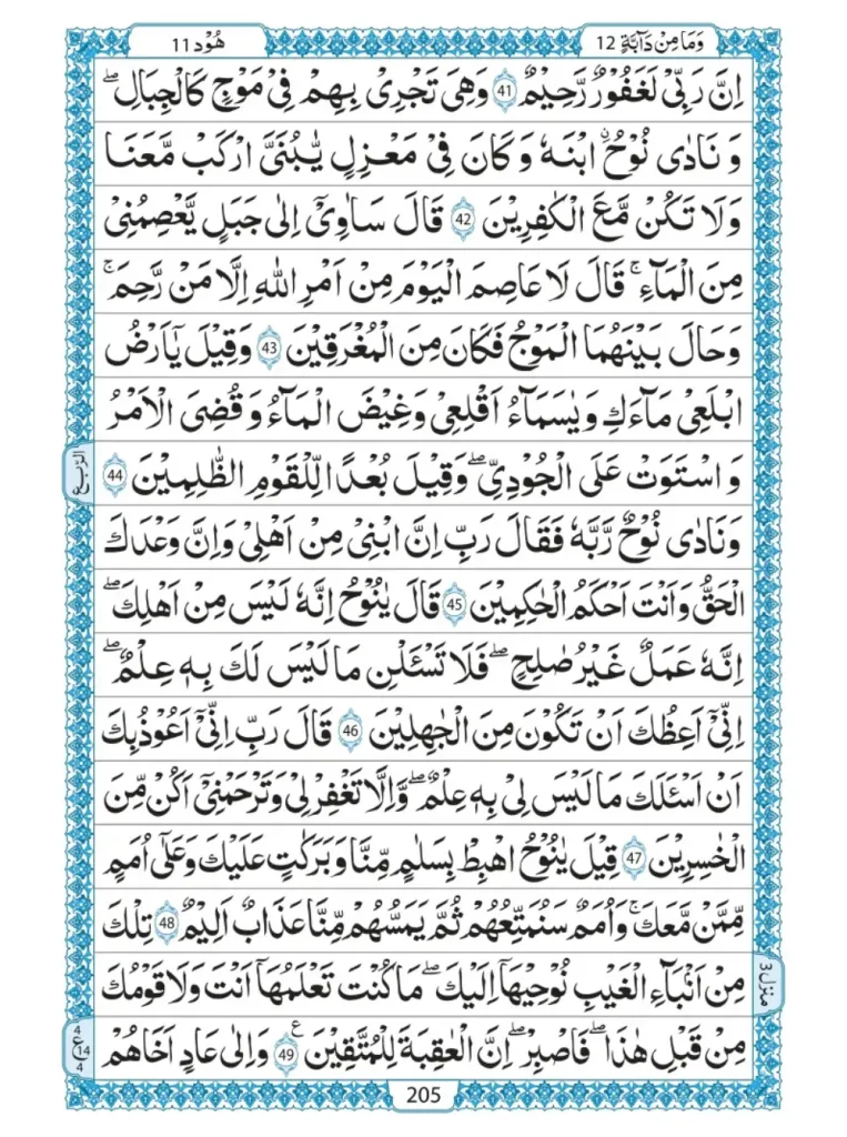 Quran  Para 12  Wa Mamin Da abat 
