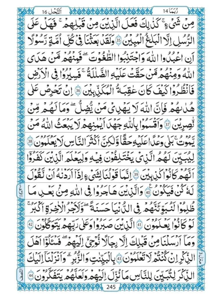 Quran Para 14 – Rubama 