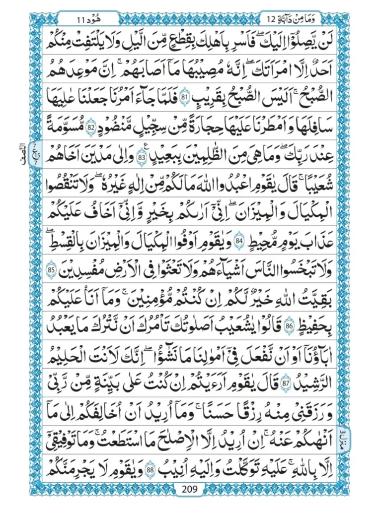 Quran  Para 12  Wa Mamin Da abat